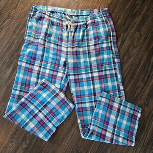 DARESAY Cotton/Poly Flannel Plaid Pajama Pants SIZE 2X